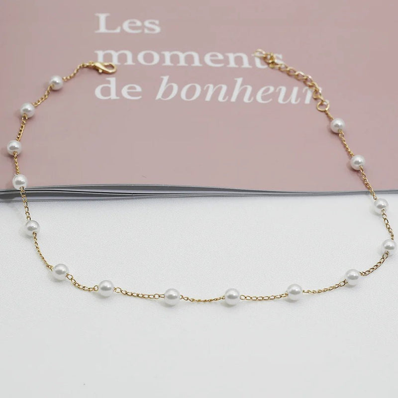 ZEYA - Ruth Pearl Choker Necklace