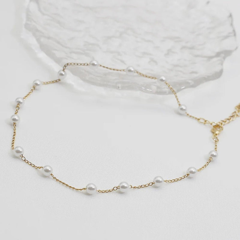 ZEYA - Ruth Pearl Choker Necklace
