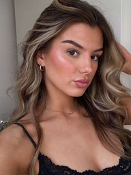 Sabrina klassiska hoops örhängen set