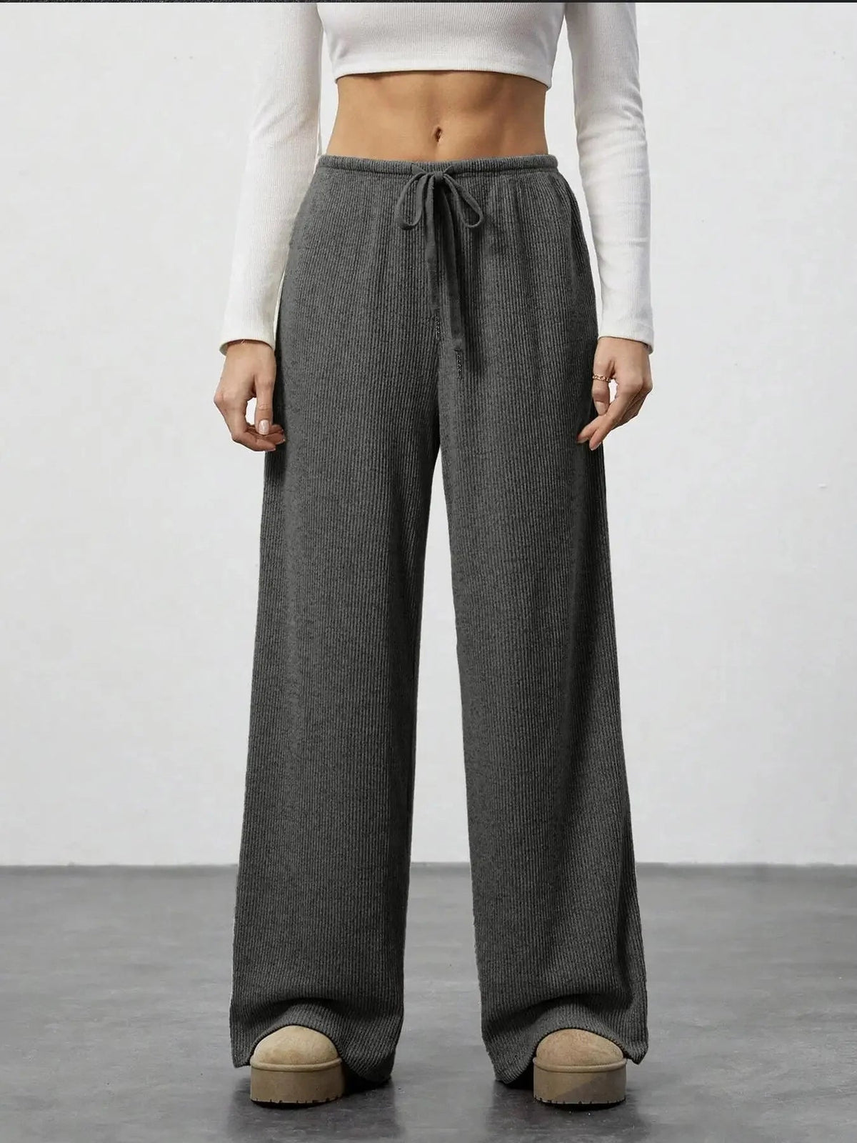 ZEYA - Samantha Wide Leg Knit Pants
