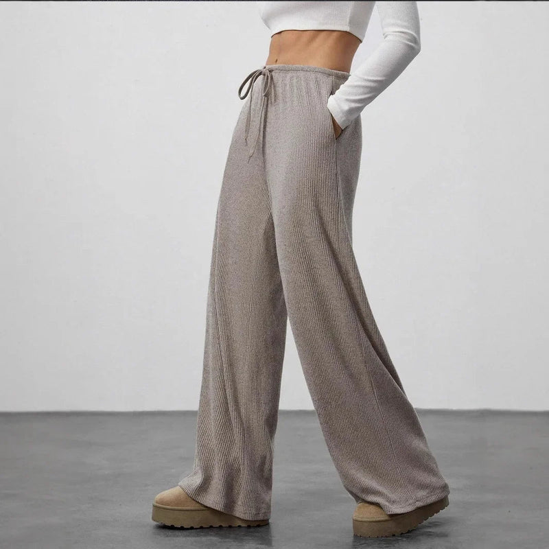 ZEYA - Samantha Wide Leg Knit Pants