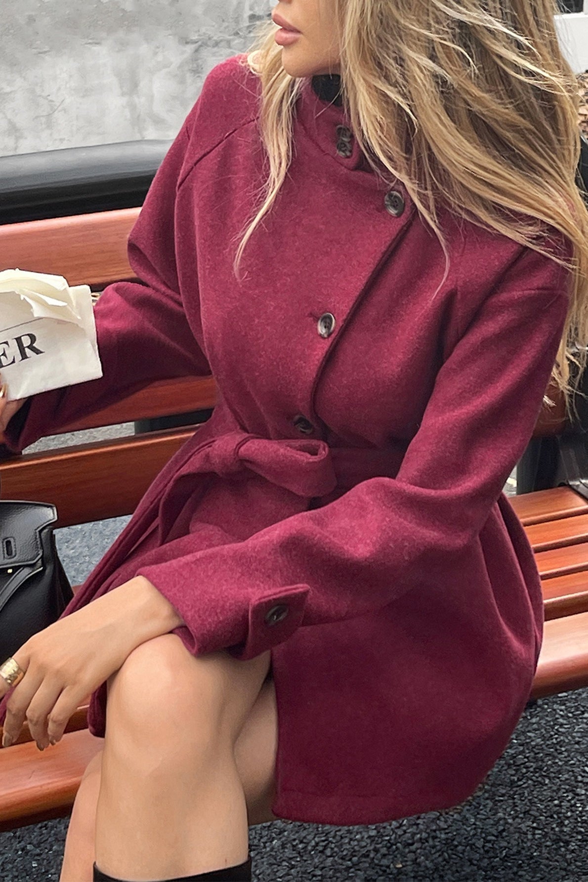 ZEYA - Selena Belted Sweater Coat