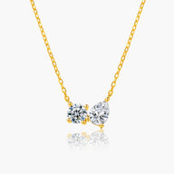 Sherah Tvilling Zirkonia Hängsmycke Halsband