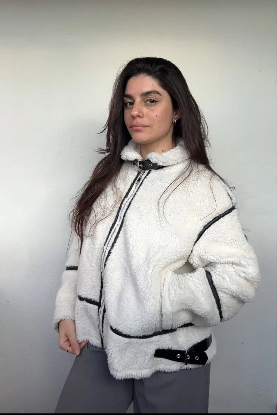 ZEYA - Valentina Boucle Bomber Jacket