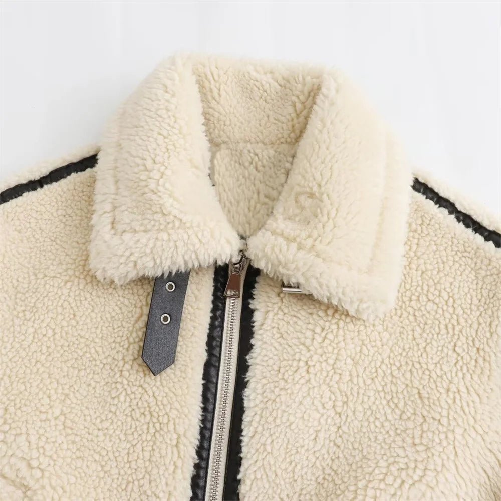 ZEYA - Valentina Boucle Bomber Jacket