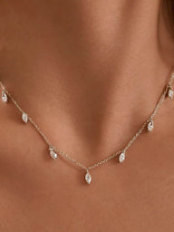 Halsband Ava med marquis-slipning