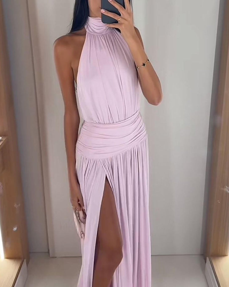 ZEYA - Victoria Sleeveless Side Split Maxi Dress