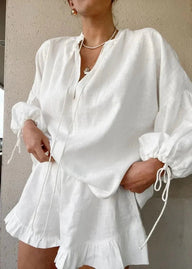 Emilia bomull lounge-set
