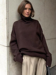 Zadie Oversized Turtleneck Sweater