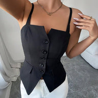 Zaida skräddarsydd ärmlös topp